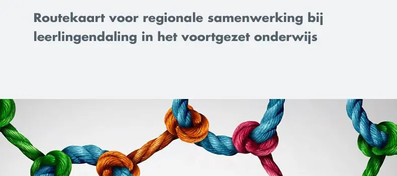 Regie op samenwerking in het voortgezet onderwijs Regie op samenwerking in het voortgezet onderwijs