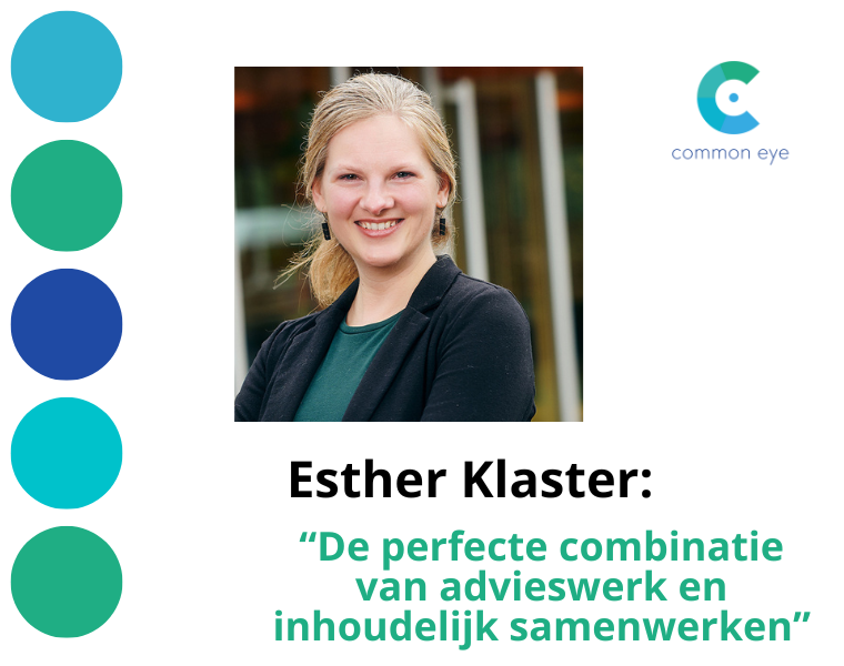 Esther Klaster van Common Eye. Een interview.